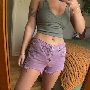 Free People Purple Shorts